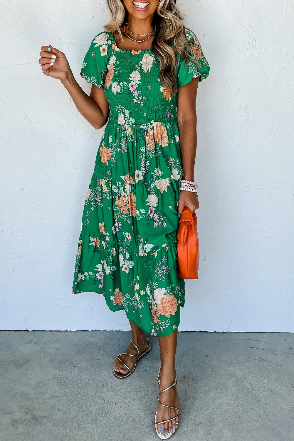 Blossom & Bloom Tiered Dress | S-XL