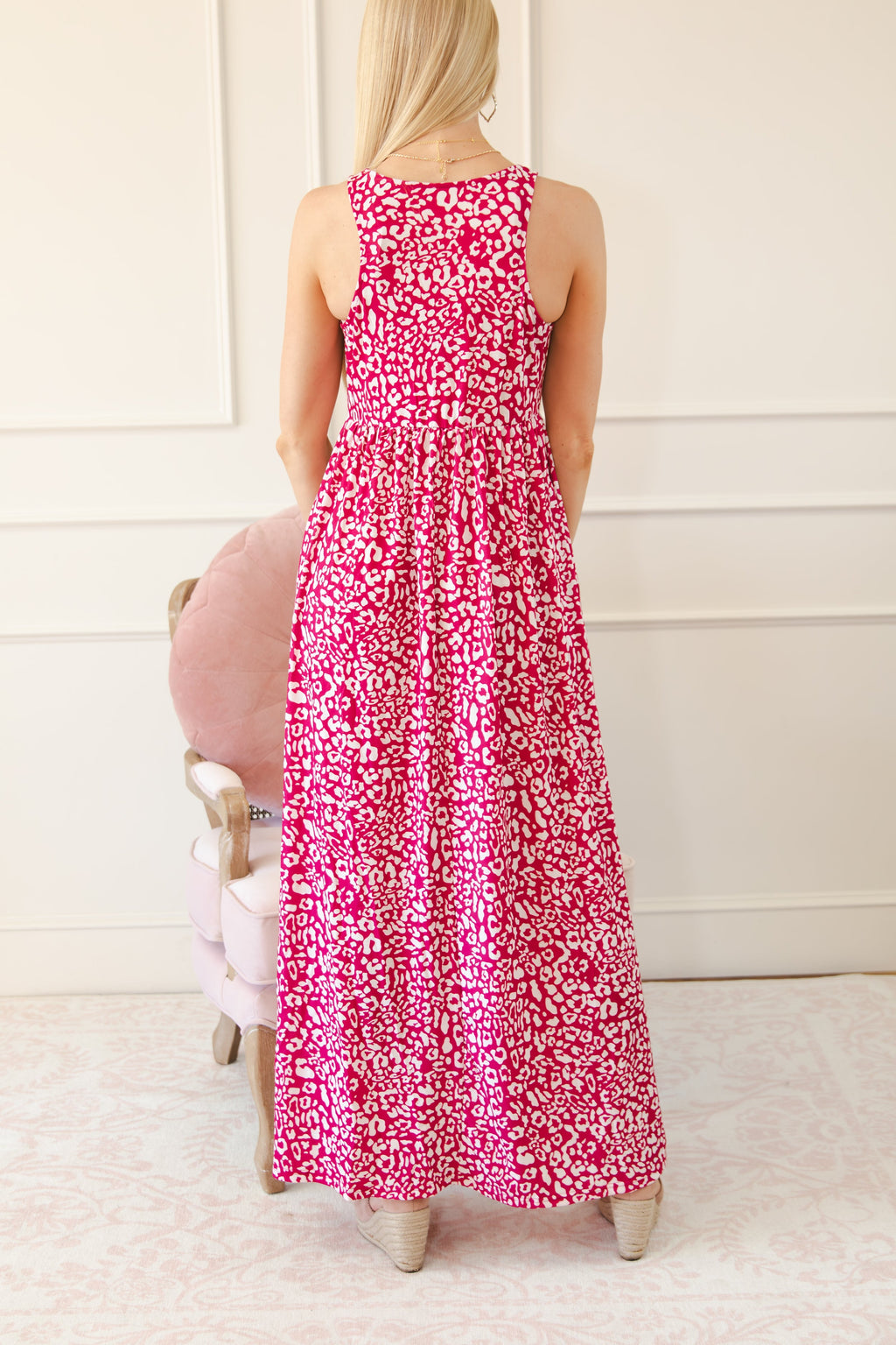 Pocketed Sleeveless Maxi Dress
